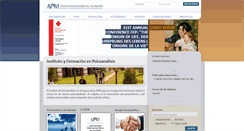 Desktop Screenshot of apmadrid.org